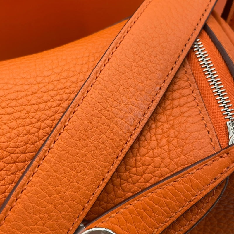 エルメス HERMES リンディミニ U刻印 ブラック ゴールド金具 トリヨンクレマンス レディース ショルダーバッグ