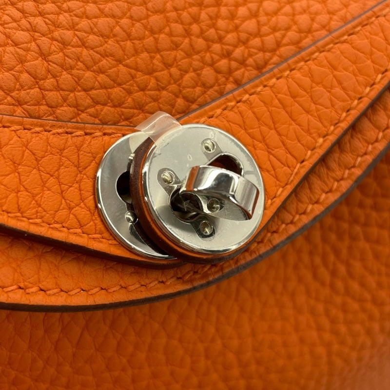エルメス HERMES リンディミニ U刻印 ブラック ゴールド金具 トリヨンクレマンス レディース ショルダーバッグ