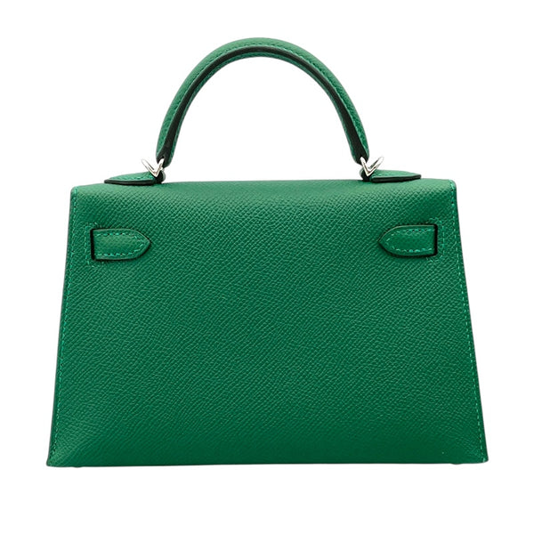 エルメス HERMES ミニケリー W刻 ヴェールヴェルティゴ エレクトラム エプソン レディース ショルダーバッグ
