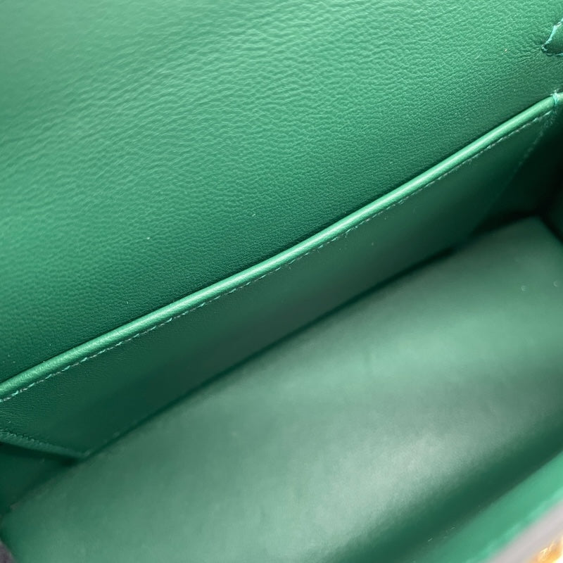 エルメス HERMES ミニケリー W刻 ヴェールヴェルティゴ エレクトラム エプソン レディース ショルダーバッグ