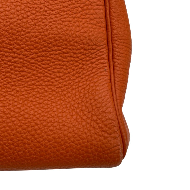 エルメス HERMES ケリー32　内縫い □E刻 オレンジ ゴールド金具 トゴ レディース ショルダーバッグ