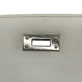 エルメス HERMES ケリー25　内縫い □K刻 ホワイト スイフト レディース ショルダーバッグ