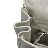 エルメス HERMES ケリー25　内縫い □K刻 ホワイト スイフト レディース ショルダーバッグ