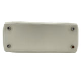 エルメス HERMES ケリー25　内縫い □K刻 ホワイト スイフト レディース ショルダーバッグ