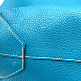 エルメス HERMES ドゥブルセンス45 R刻 ブルーイズミール・ブルーサフィール トリヨン レディース トートバッグ