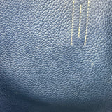 エルメス HERMES ドゥブルセンス45 R刻 ブルーイズミール・ブルーサフィール トリヨン レディース トートバッグ