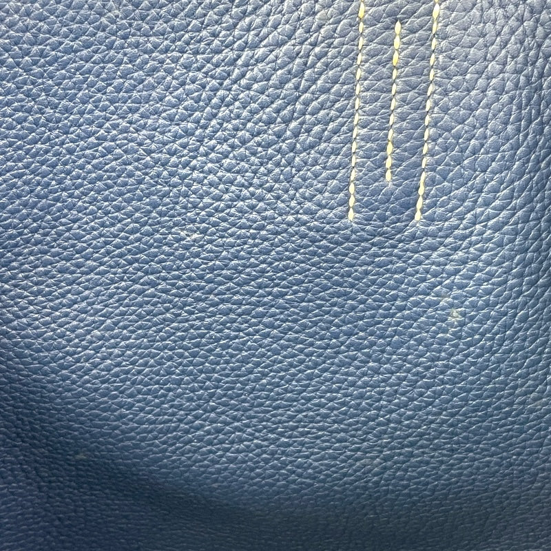 エルメス HERMES ドゥブルセンス45 R刻 ブルーイズミール・ブルーサフィール トリヨン レディース トートバッグ