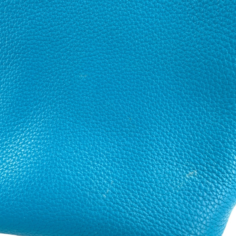 エルメス HERMES ドゥブルセンス45 R刻 ブルーイズミール・ブルーサフィール トリヨン レディース トートバッグ
