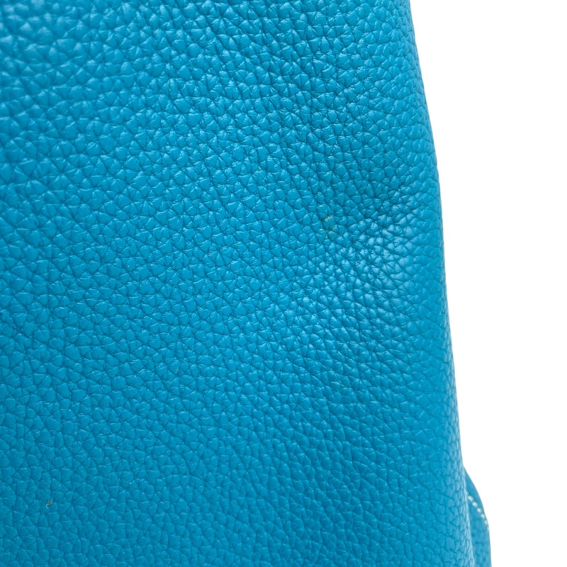 エルメス HERMES ドゥブルセンス45 R刻 ブルーイズミール・ブルーサフィール トリヨン レディース トートバッグ