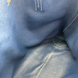 エルメス HERMES ドゥブルセンス45 R刻 ブルーイズミール・ブルーサフィール トリヨン レディース トートバッグ