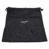 セリーヌ CELINE ドローストリングバッグ ホワイトxグリーン キャンバス レディース ハンドバッグ