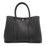 エルメス HERMES ガーデンパーティPM Y刻 ブラック シルバー金具 ネゴンダ ユニセックス ハンドバッグ