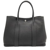 エルメス HERMES ガーデンパーティPM Y刻 ブラック シルバー金具 ネゴンダ ユニセックス ハンドバッグ
