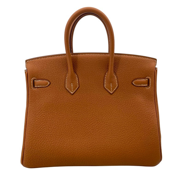 エルメス HERMES バーキン25 K刻 ゴールド シルバー金具 トゴ レディース ハンドバッグ