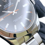 ロレックス ROLEX ミルガウス 18238A ブラック SS メンズ 腕時計
