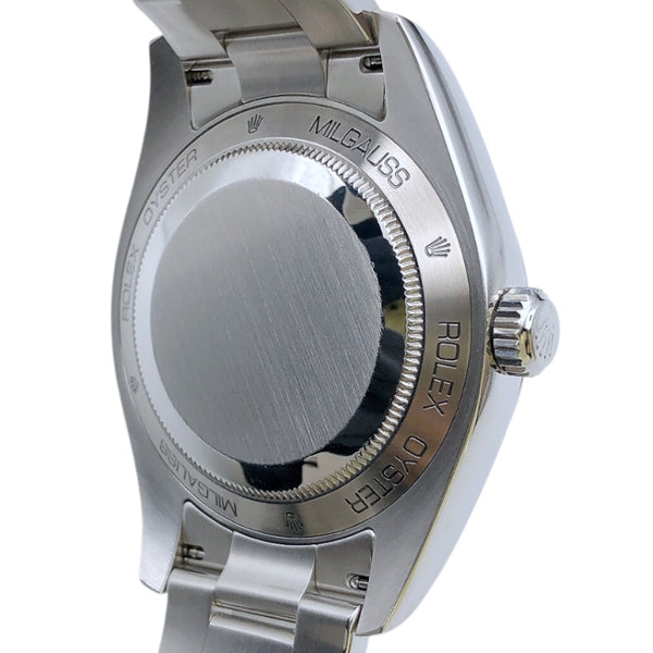 ロレックス ROLEX ミルガウス 18238A ブラック SS メンズ 腕時計
