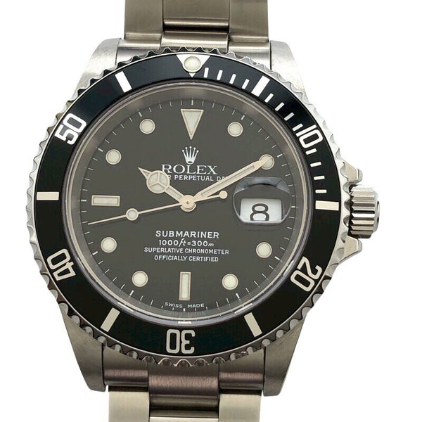 ロレックス ROLEX サブマリーナ 16610 ブラック ステンレス メンズ 腕時計