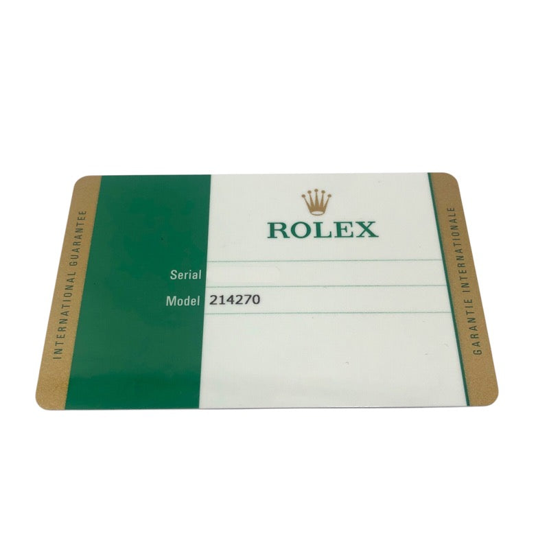 ロレックス ROLEX エクスプローラー1 ランダムシリアル 214270 ブラック SS メンズ 腕時計