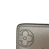 ルイ・ヴィトン LOUIS VUITTON ポルトフォイユ・クレア M80903 シルバー  マヒナ・レザー レディース 二つ折り財布