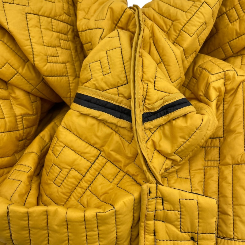 フェンディ FENDI FFナイロンキルティングパンツ FB0753 ブラック ナイロン メンズ パンツ