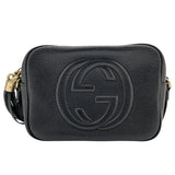 グッチ GUCCI ソーホースモールディスコバッグ 308364 ブラック レザー レディース ショルダーバッグ