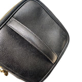 シャネル CHANEL バニティ A01997 ブラック キャビアスキン レディース