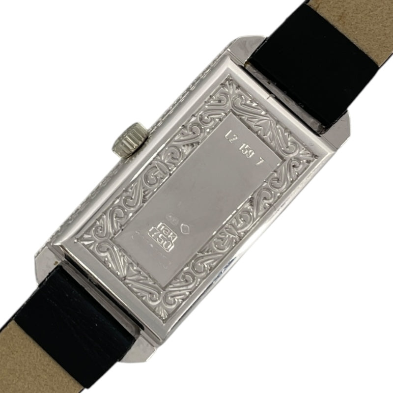 ロンジン LONGINES レディースウォッチ L2.159.7 シルバー K18WG/革ベルト（社外品） 手巻き レディース 腕時計