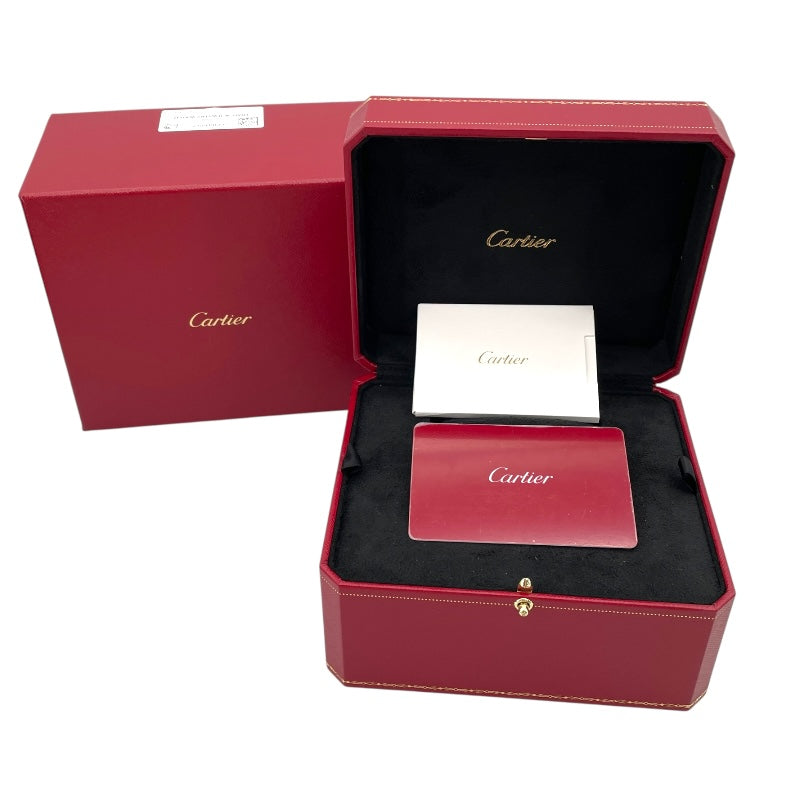 カルティエ Cartier タンクマストXL WSTA0040 シルバー SS/革ベルト 自動巻き メンズ 腕時計