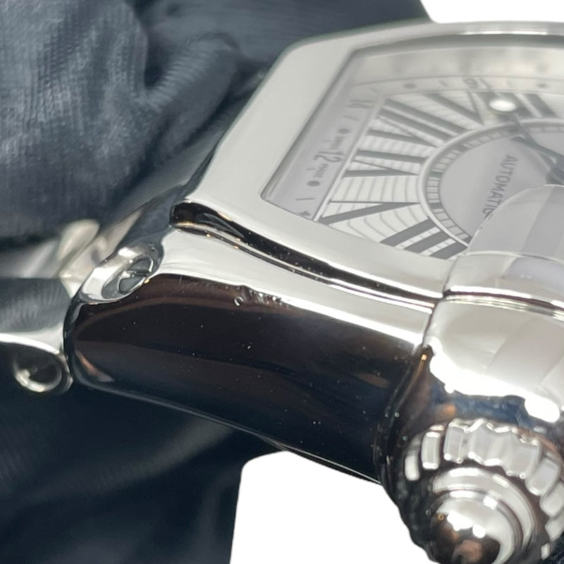 カルティエ Cartier ロードスター GMT XL W62032X6 シルバー SS 自動巻き メンズ 腕時計