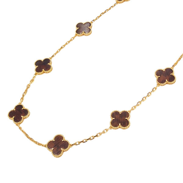 ヴァンクリーフ＆アーペル Van Cleef & Arpels ヴィンテージアルハンブラ 10モチーフ ネックレス ピンクゴールド 750 ジュエリー