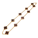 ヴァンクリーフ＆アーペル Van Cleef & Arpels ヴィンテージアルハンブラ 10モチーフ ネックレス ピンクゴールド 750 ジュエリー