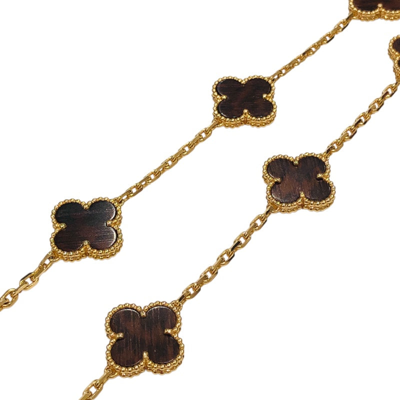 ヴァンクリーフ＆アーペル Van Cleef & Arpels ヴィンテージアルハンブラ 10モチーフ ネックレス ピンクゴールド 750 ジュエリー