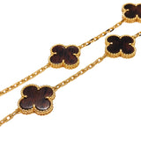 ヴァンクリーフ＆アーペル Van Cleef & Arpels ヴィンテージアルハンブラ 10モチーフ ネックレス ピンクゴールド 750 ジュエリー