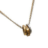 カルティエ Cartier ラブスリーフープネックレス ホワイトゴールド/ピンクゴールド Au750 ジュエリー
