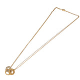 カルティエ Cartier ラブスリーフープネックレス ホワイトゴールド/ピンクゴールド Au750 ジュエリー