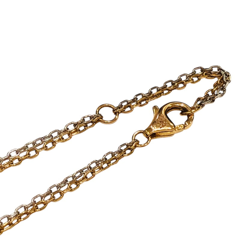 カルティエ Cartier ラブスリーフープネックレス ホワイトゴールド/ピンクゴールド Au750 ジュエリー