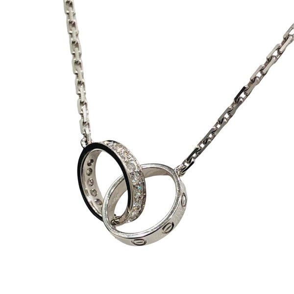 カルティエ Cartier ベビーラブダイヤネックレス ホワイトゴールド 750 ジュエリー