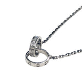 カルティエ Cartier ベビーラブダイヤネックレス ホワイトゴールド 750 ジュエリー