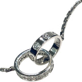 カルティエ Cartier ベビーラブダイヤネックレス ホワイトゴールド 750 ジュエリー