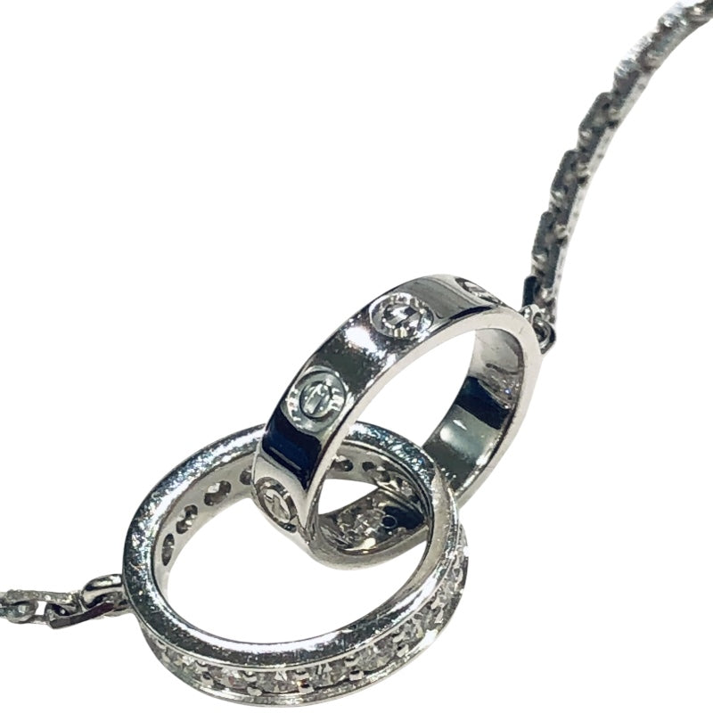カルティエ Cartier ベビーラブダイヤネックレス ホワイトゴールド 750 ジュエリー
