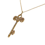ティファニー TIFFANY＆CO フルールドリスダイヤキーネックレス ピンクゴールド 750 ジュエリー