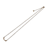 ティファニー TIFFANY＆CO Tスマイル ダイヤネックレス ミニ イエローゴールド Au750 ジュエリー