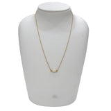 ティファニー TIFFANY＆CO Tスマイル ダイヤネックレス ミニ イエローゴールド Au750 ジュエリー