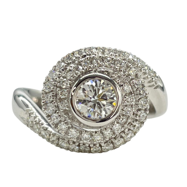 ダミアーニ DAMIANI ブラッドビットリング ホワイトゴールド K18WG ジュエリー