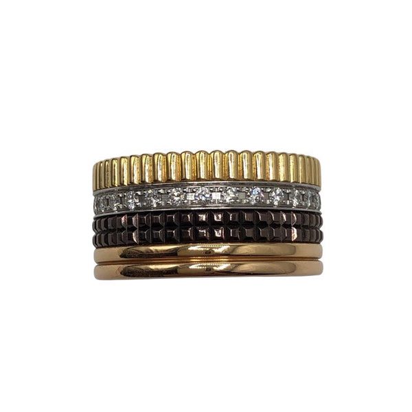 ブシュロン BOUCHERON キャトルクラシックダイヤリングラージ 750 ジュエリー