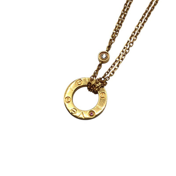 カルティエ Cartier ラブサークルネックレス 750 ジュエリー