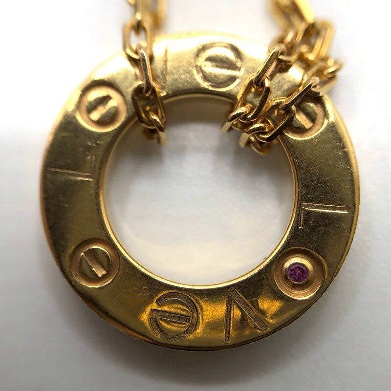 カルティエ Cartier ラブサークルネックレス 750 ジュエリー