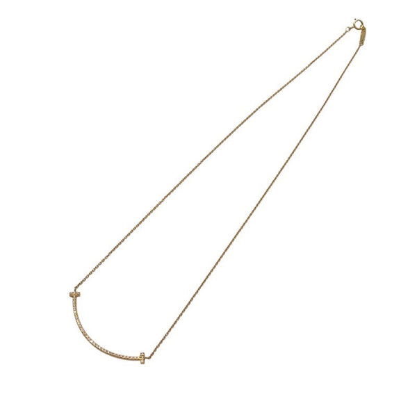 ティファニー TIFFANY＆CO Tスマイルダイヤネックレススモール 750 ジュエリー