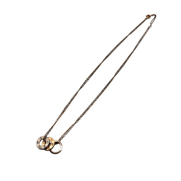 カルティエ Cartier ラブスリーフープネックレス 750PG ジュエリー