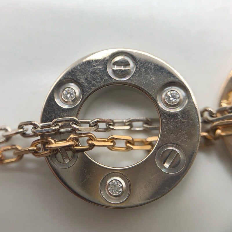 カルティエ Cartier ラブスリーフープネックレス 750PG ジュエリー